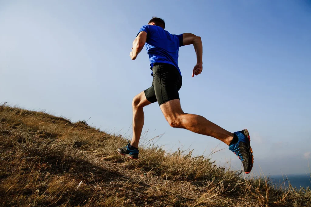 man running